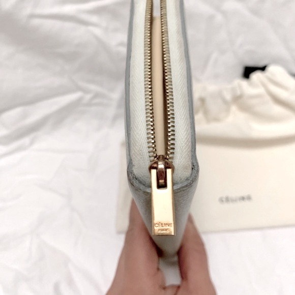 Celine large long grained calfskin wallet - Picture 6 of 11